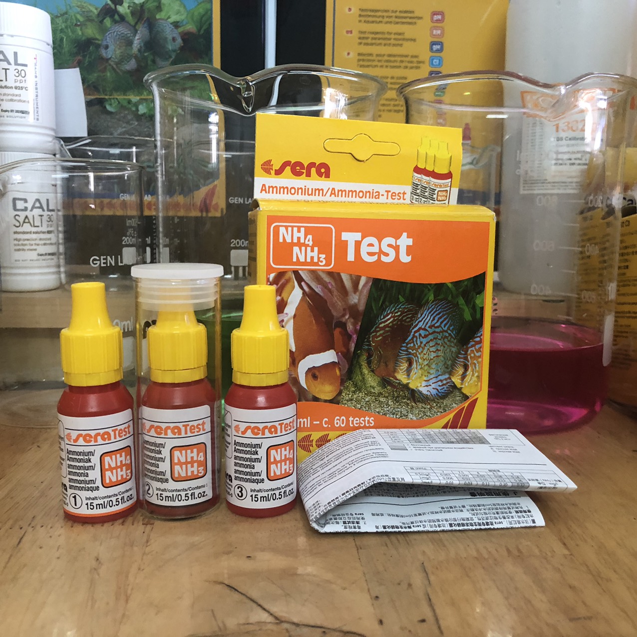 Bộ Đo NH3 testkit NH3/NH4 Sera