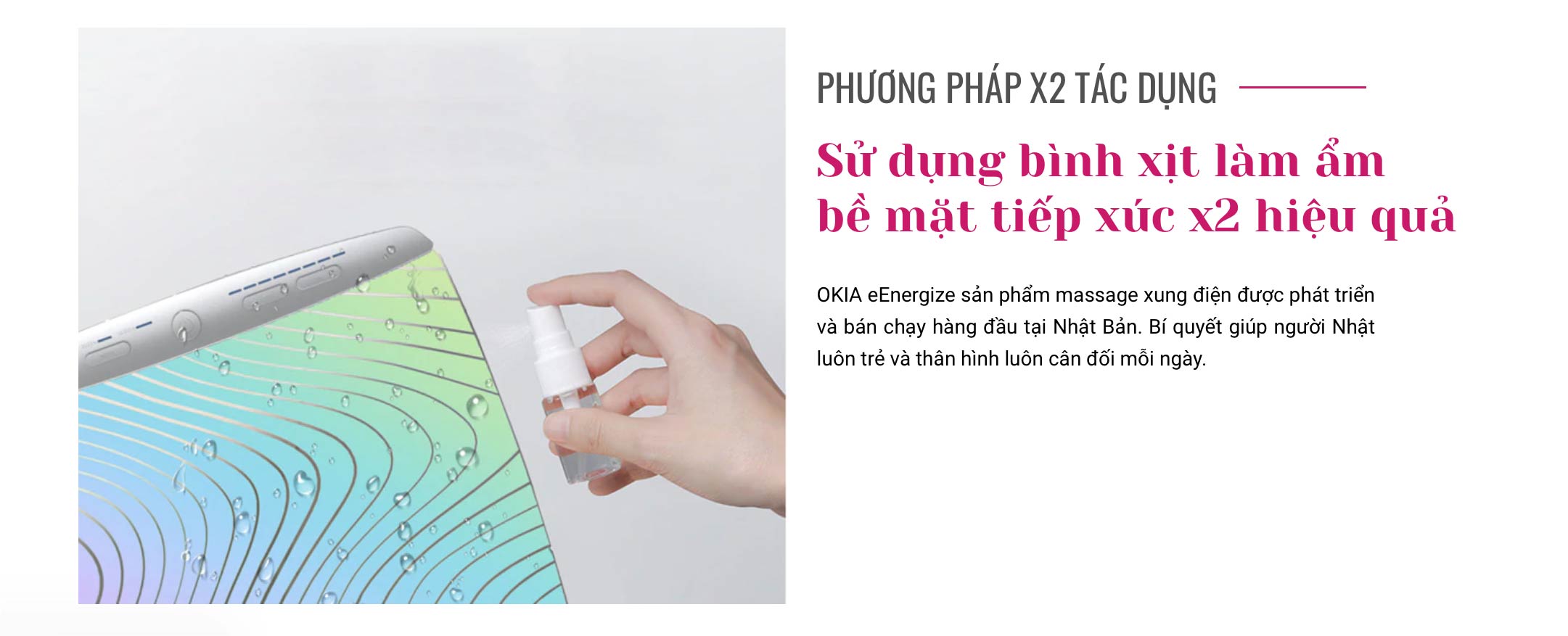 Máy massage xung điện OKIA eEnergize