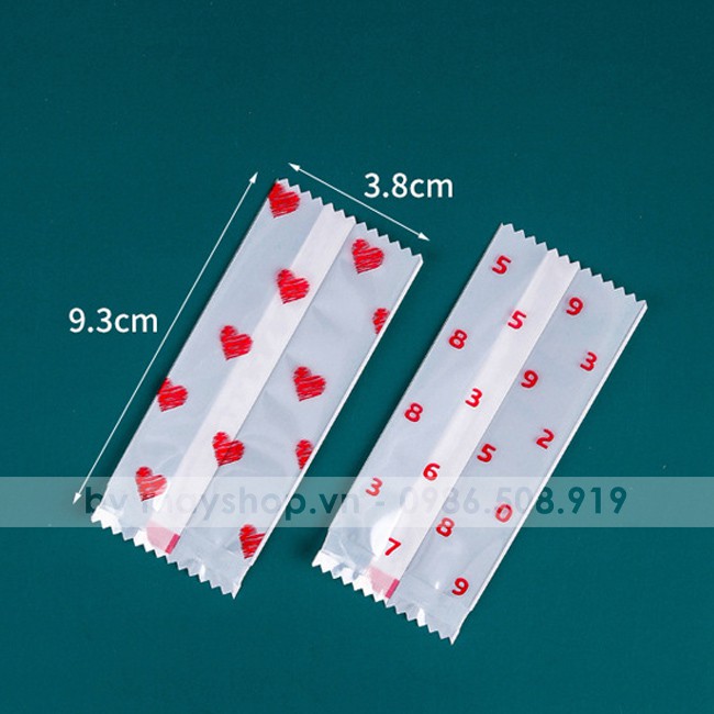 200 Túi kẹo Nougat TIM ĐỎ/ TK13