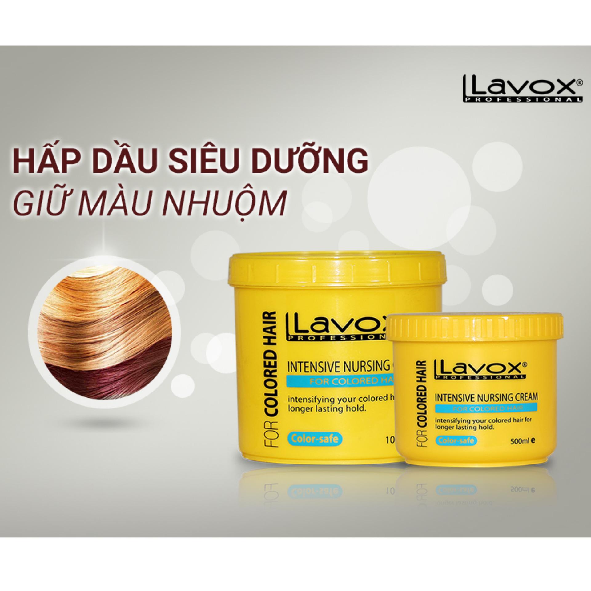 [HCM]HẤP DẦU DƯỠNG TÓC NHUỘM LAVOX 1000ml