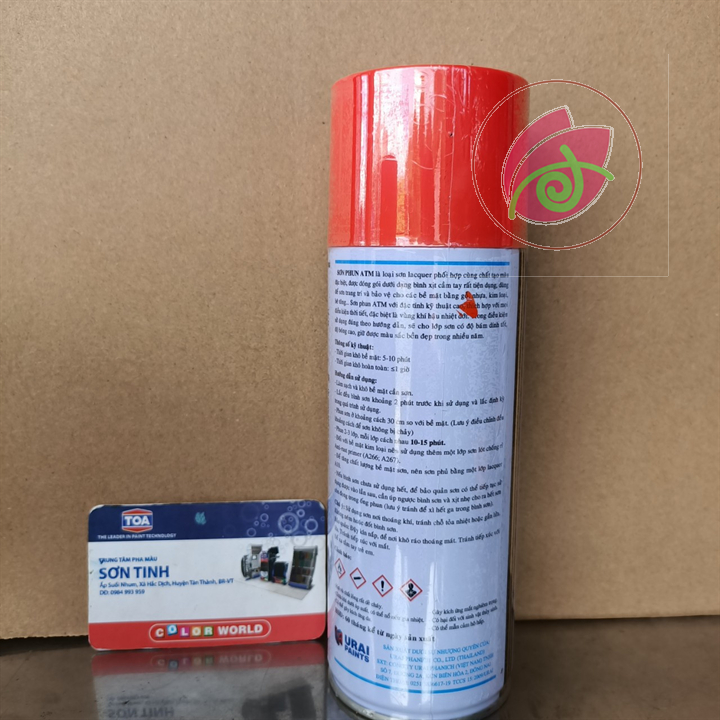 SƠN XỊT MÀU CAM ORANGE A226 (ATM hoặc WIN) hoặc RED FOX - 1 CHAI