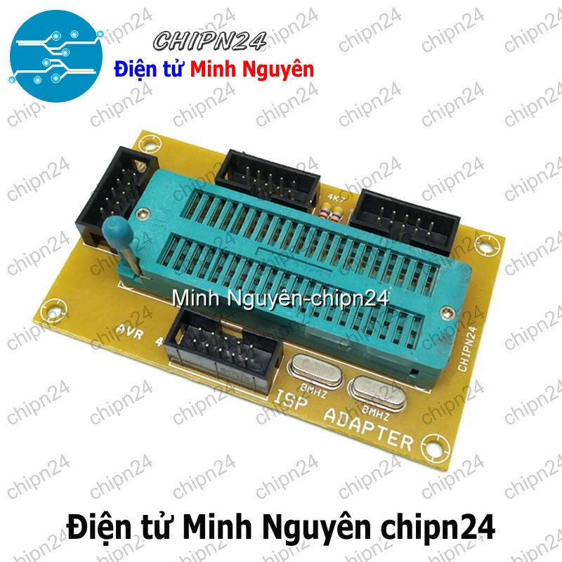 [1 cái] (A25) Đế ISP nạp 89S AVR - Adapter ISP