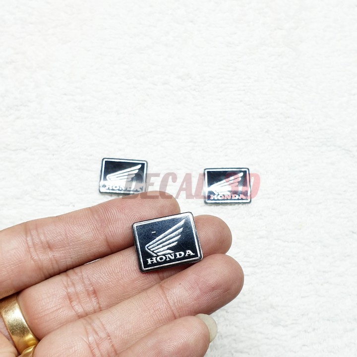 Logo honda vuông dán mặt nạ xe máy