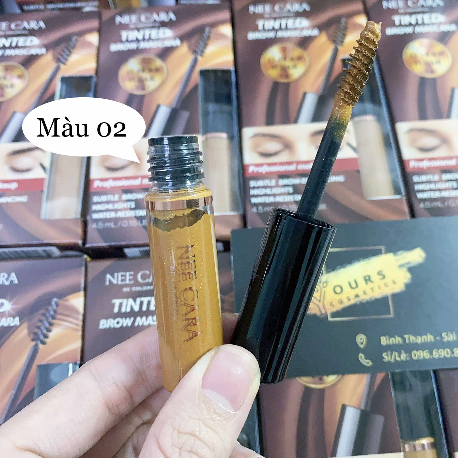 [Hàng Thanh Lý - Date T1/2025] Mascara Chân Mày Nee Cara Tinted Brow Mascara N590
