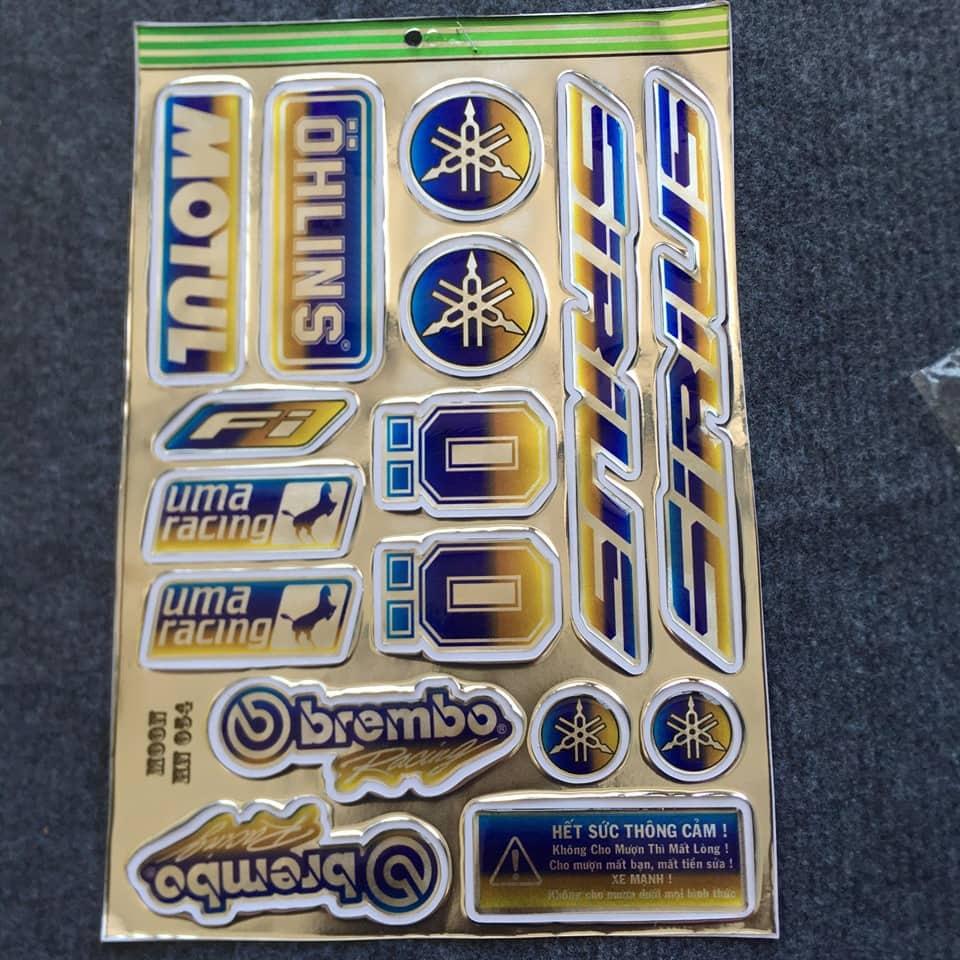 [HCM][NOTE] BẢNG TEM SIRIUS CHỮ NỔI NHIỀU LOGO ĐỘC ĐÁO.