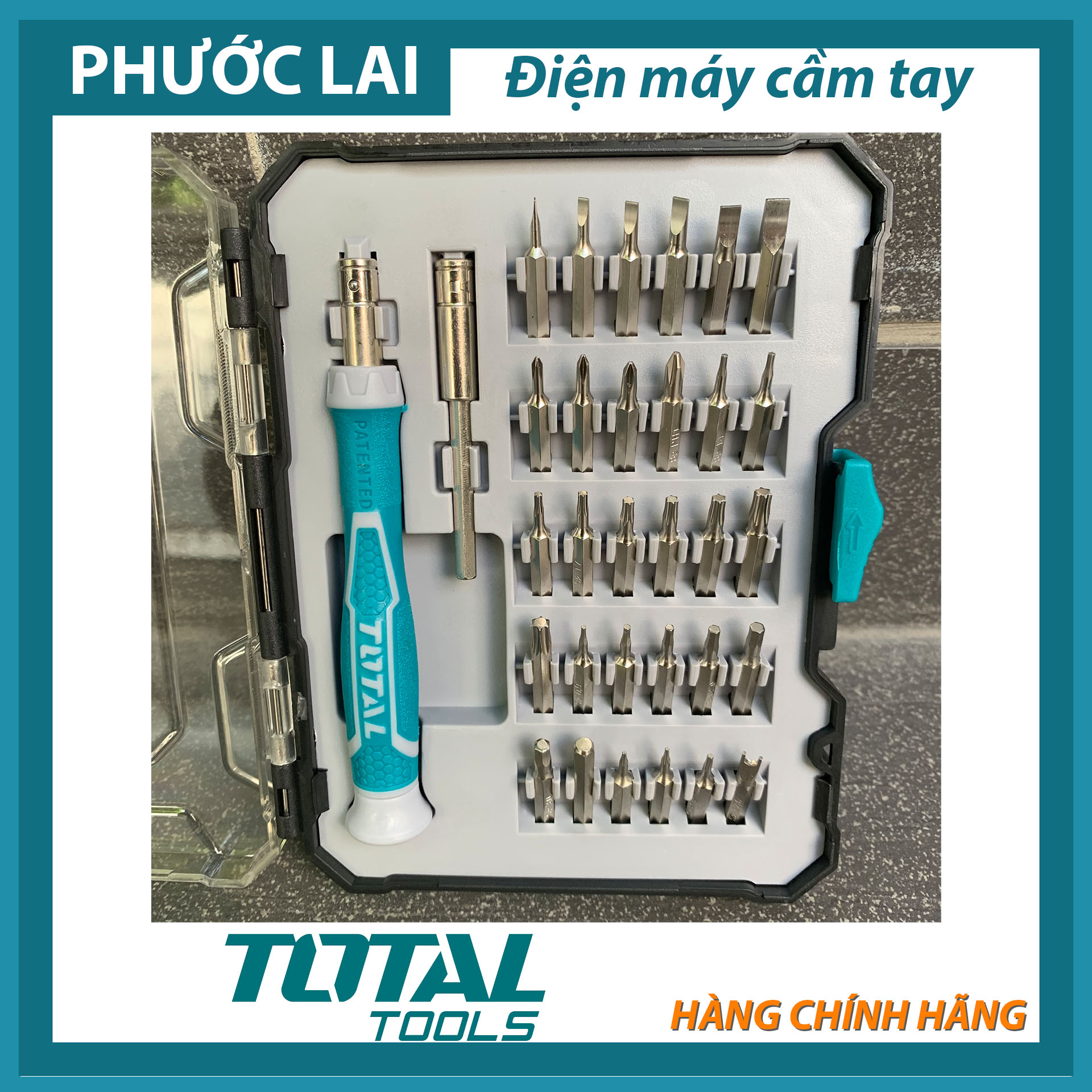 Bộ 32 tua vít chuẩn (Chính Hãng) TOTAL TACSD30326