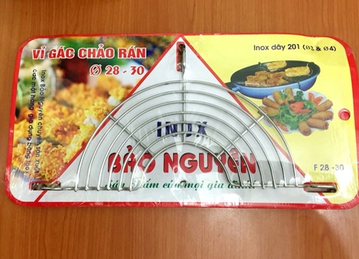 VỈ GÁC CHẢO CHIÊN INOX SIZE 30CM