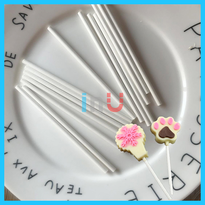 [HCM]HCM - Bịch 100 que làm kẹo mút kẹo socola cakepop