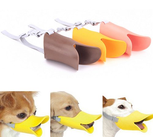 RỌ MÕM NHỰA MỀM MỎ VỊT CHO CHÓ SIZE L