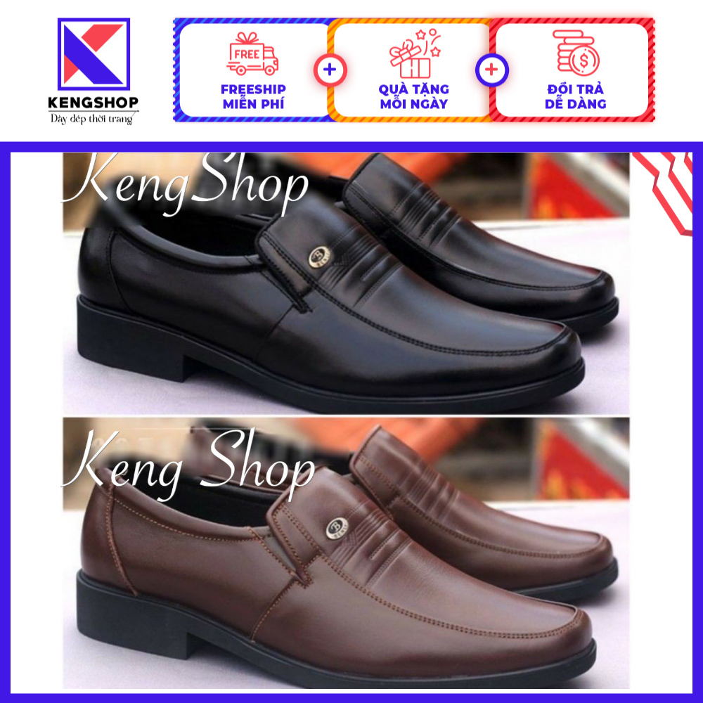 [HCM]Giày Da Nam Cao Cấp Lịch Lãm