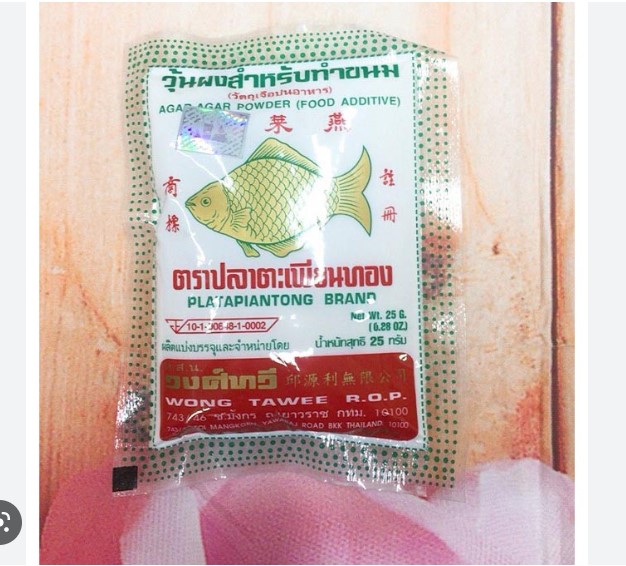 Bột rau câu con cá Thái gói 25g