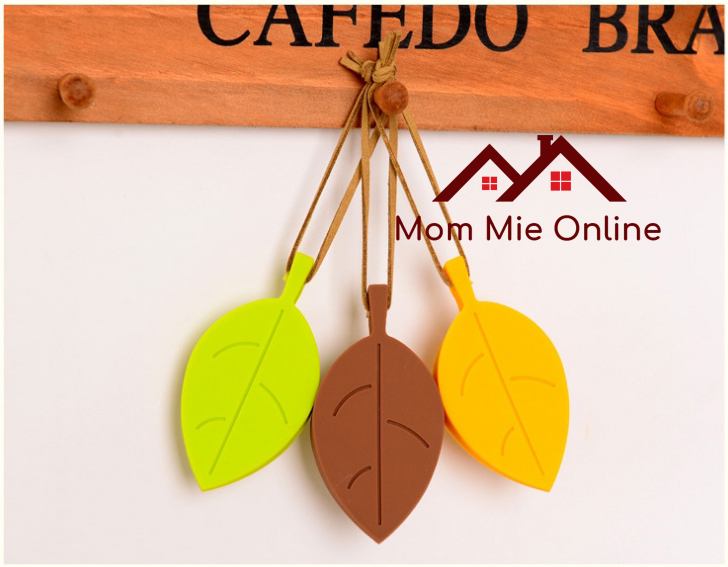 [HCM]Chèn chân cửa tránh va đập hình chiếc lá - K006