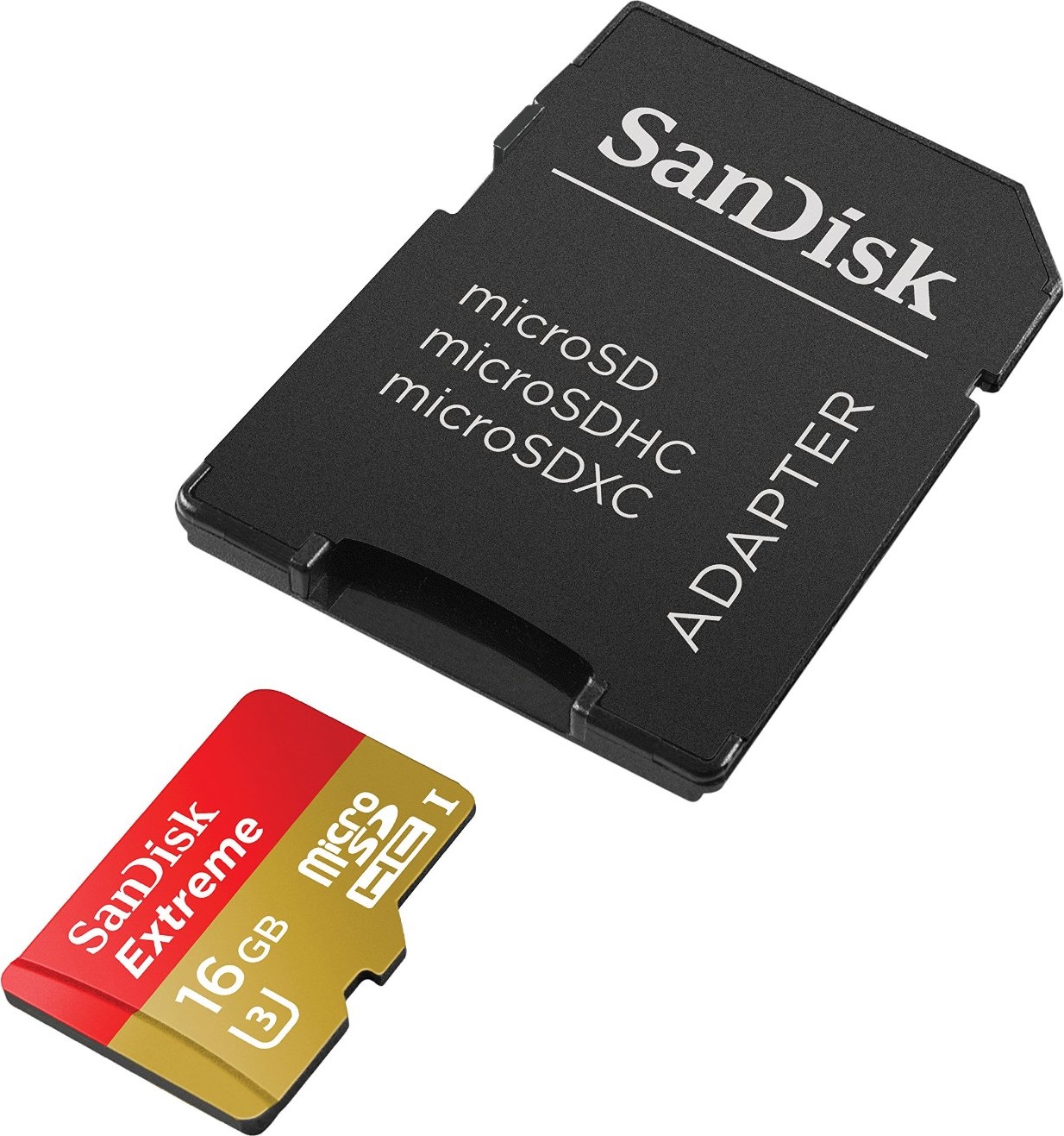 Thẻ Nhớ MicroSDHC SanDisk Extreme UHS-I U3 4K 600x 16GB 90MB/s - Không Box (Vàng)