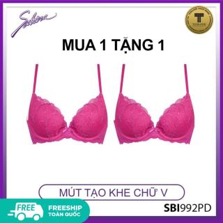MUA 1 TẶNG 1 Áo lót tạo khe ngực chữ V màu hồng đậm by Sabina SBI992PD thumbnail