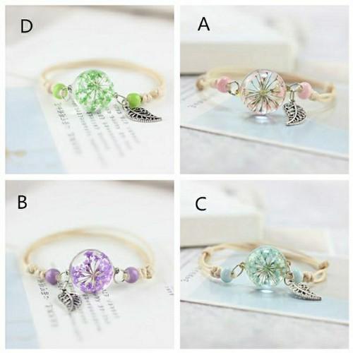 [HCM]Vòng tay lồng hoa khô phong cách