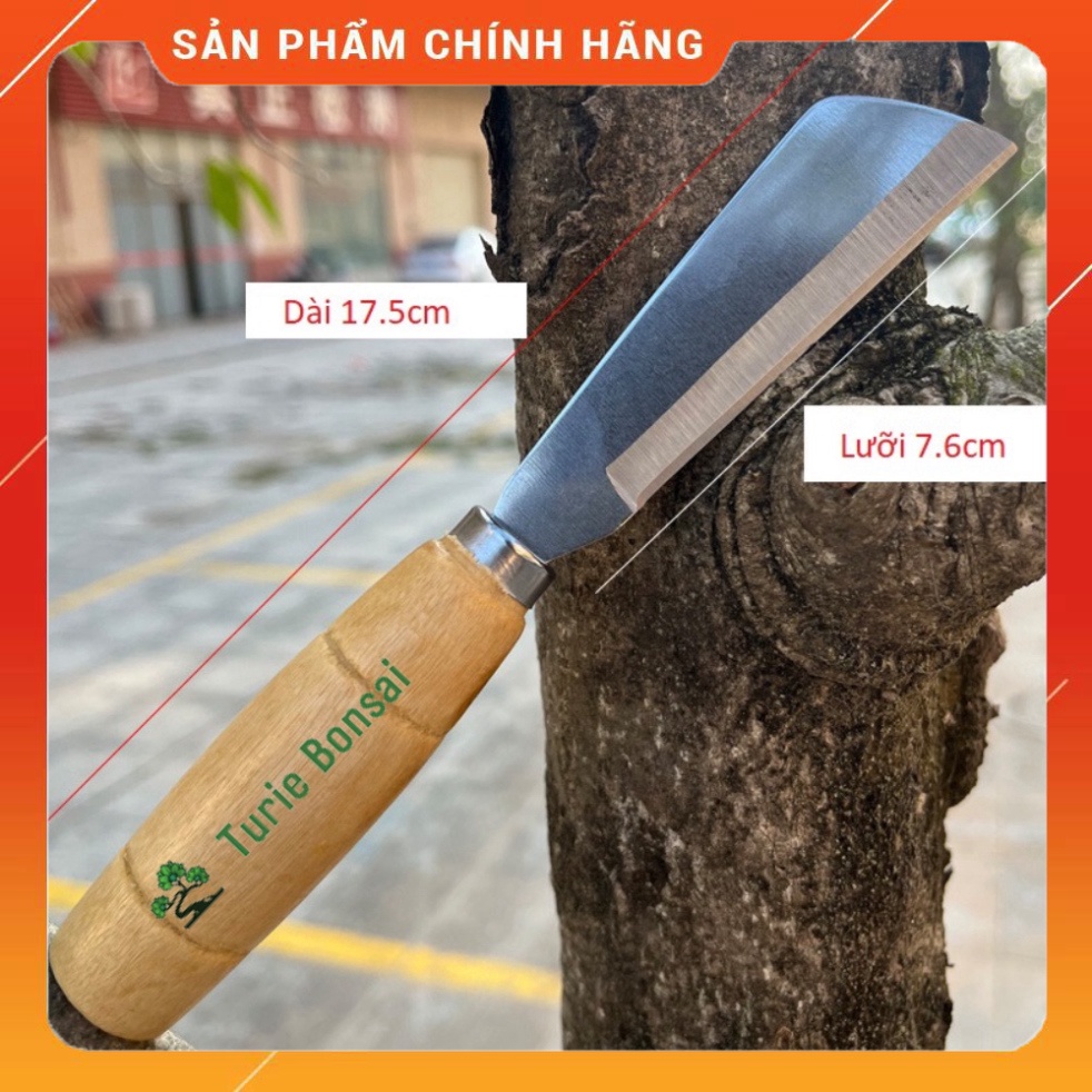 Dao ghép cành cao cấp dạng thẳng lưỡi dầy 2mm thuận tiện cho việc ghép cây, ghép cành cây cảnh