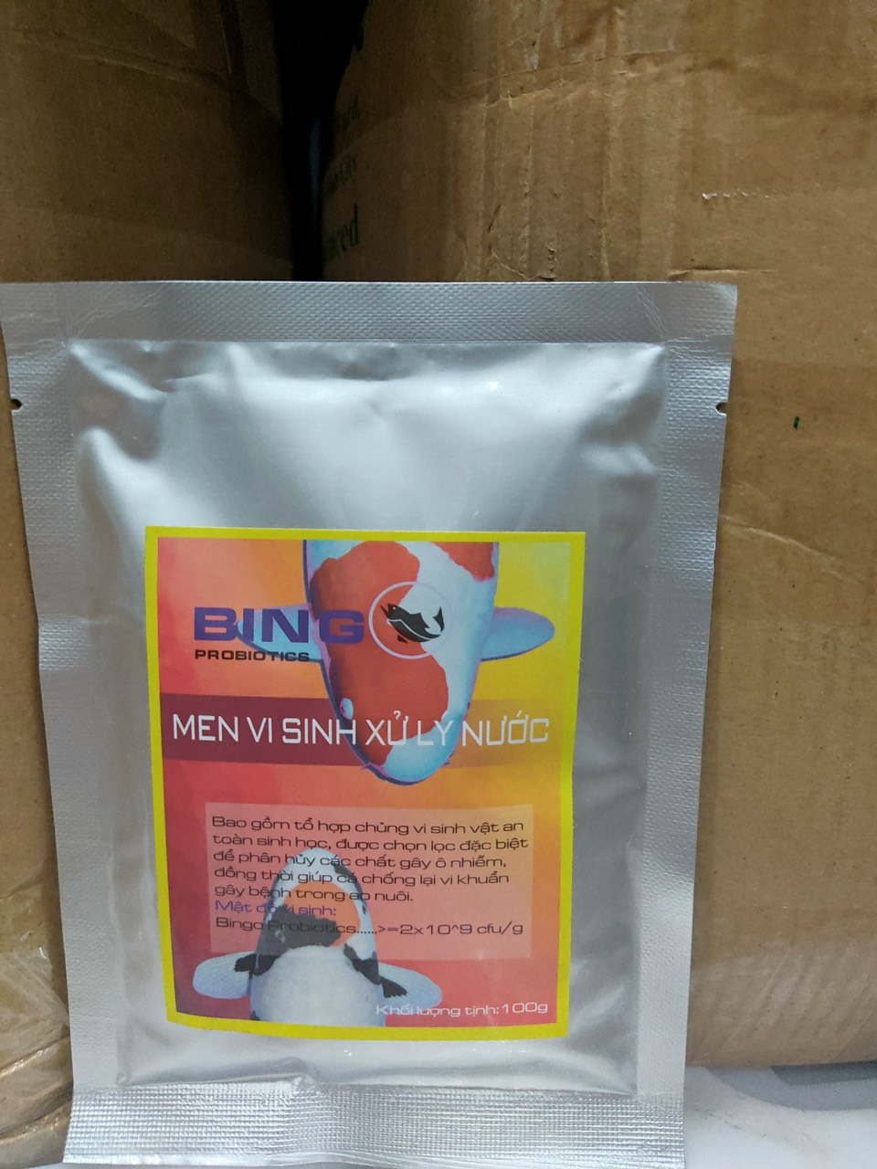 [HCM]Men vi sinh xử lý nước Bingo - túi 100gr