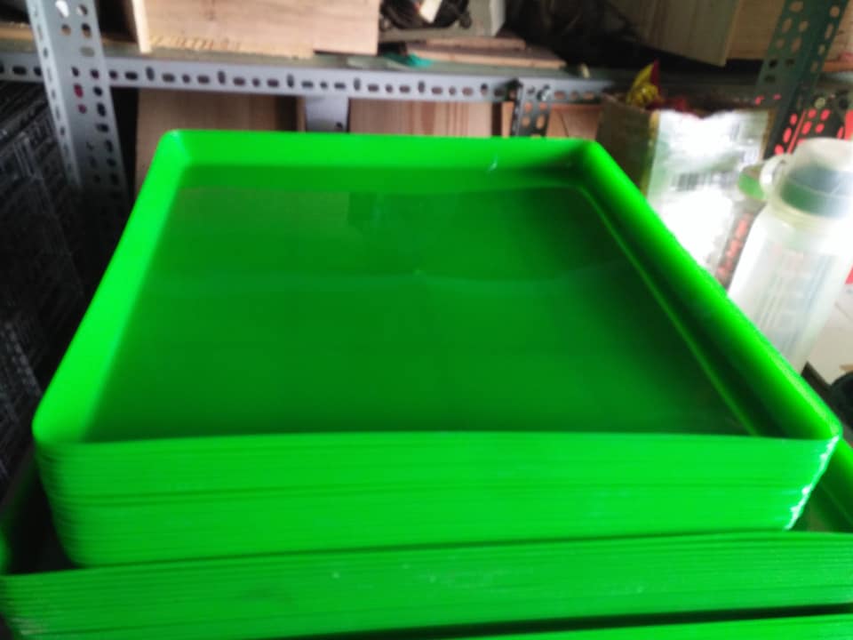 Combo 2 máng hứng phân 40 vuông