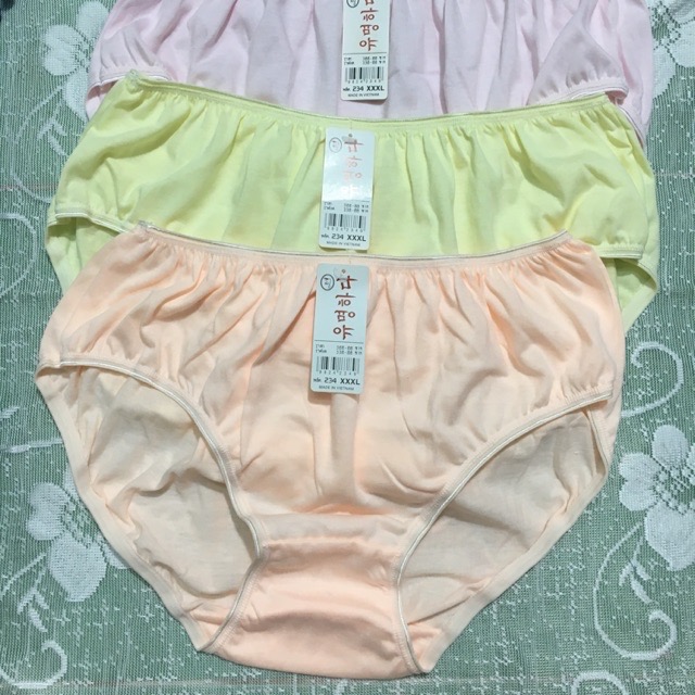 Quần lót bà già set 6c/ quần chíp trung niên cotton/quần lót size đại, chất lượng đảm bảo an toàn đến sức khỏe người sử dụng, cam kết hàng đúng mô tả