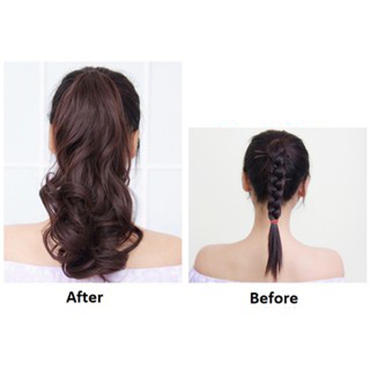 Tóc Giả Ngoạm Xoăn Lửng