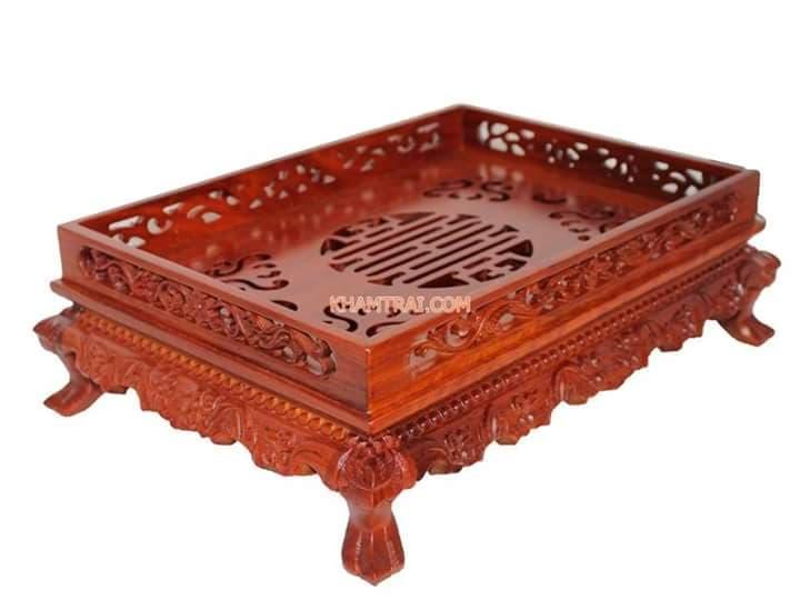 Khay Trà Gỗ Hương Chân Quỳ