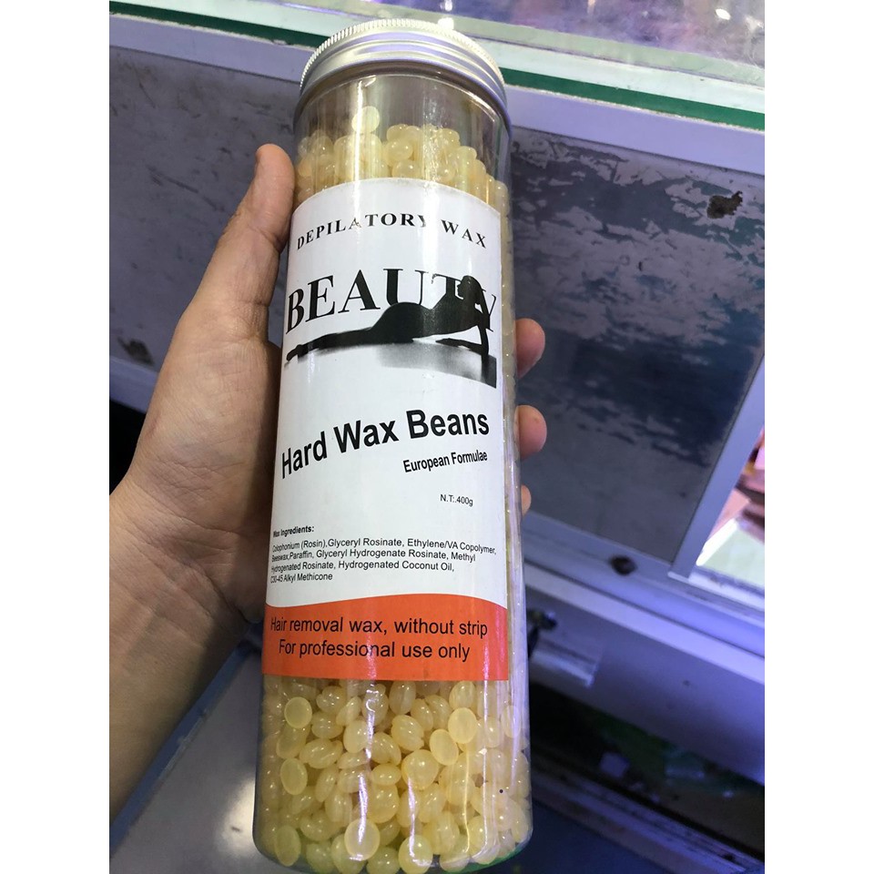 Sáp Wax Lông Hạt Đậu 400Gram (Dạng Chai)