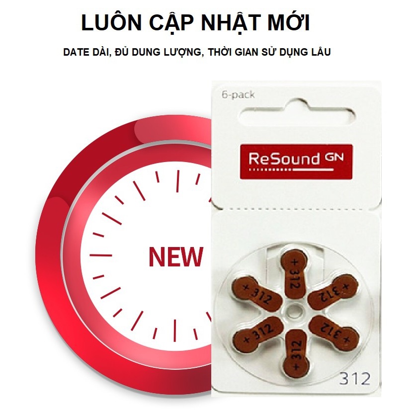 Máy trợ thính∏♙  Pin máy trợ thính ReSound A10 PR70 P70