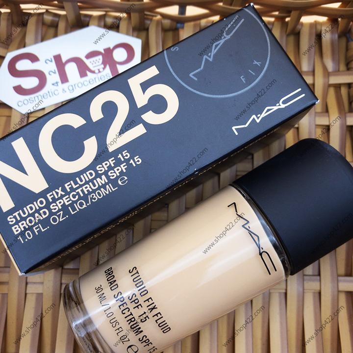 Kem nền Mac Studio Fix Fluid SPF15 NC25