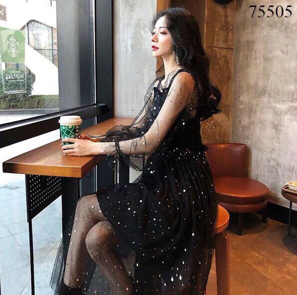 Đầm lưới công chúa siêu sang hn 012020
