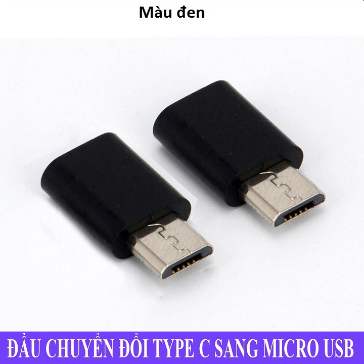 [HCM]Đầu Chuyển Từ Cổng Usb Type C Sang Giắc Cắm Micro USB