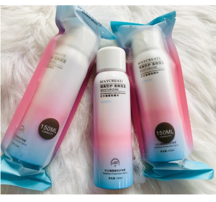 Combo 2 Chai Xịt dưỡng ẩm dưỡng trắng - chống nắng Maycreate