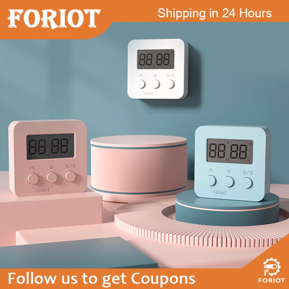 Foriot Multi-Function Electronic Timer Learning Management Timer Suit for Kitchen Study Work Exercise Training