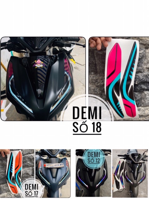 Decal Dán Đèn Demi Vario 2018-2019-2020 - MT 2022