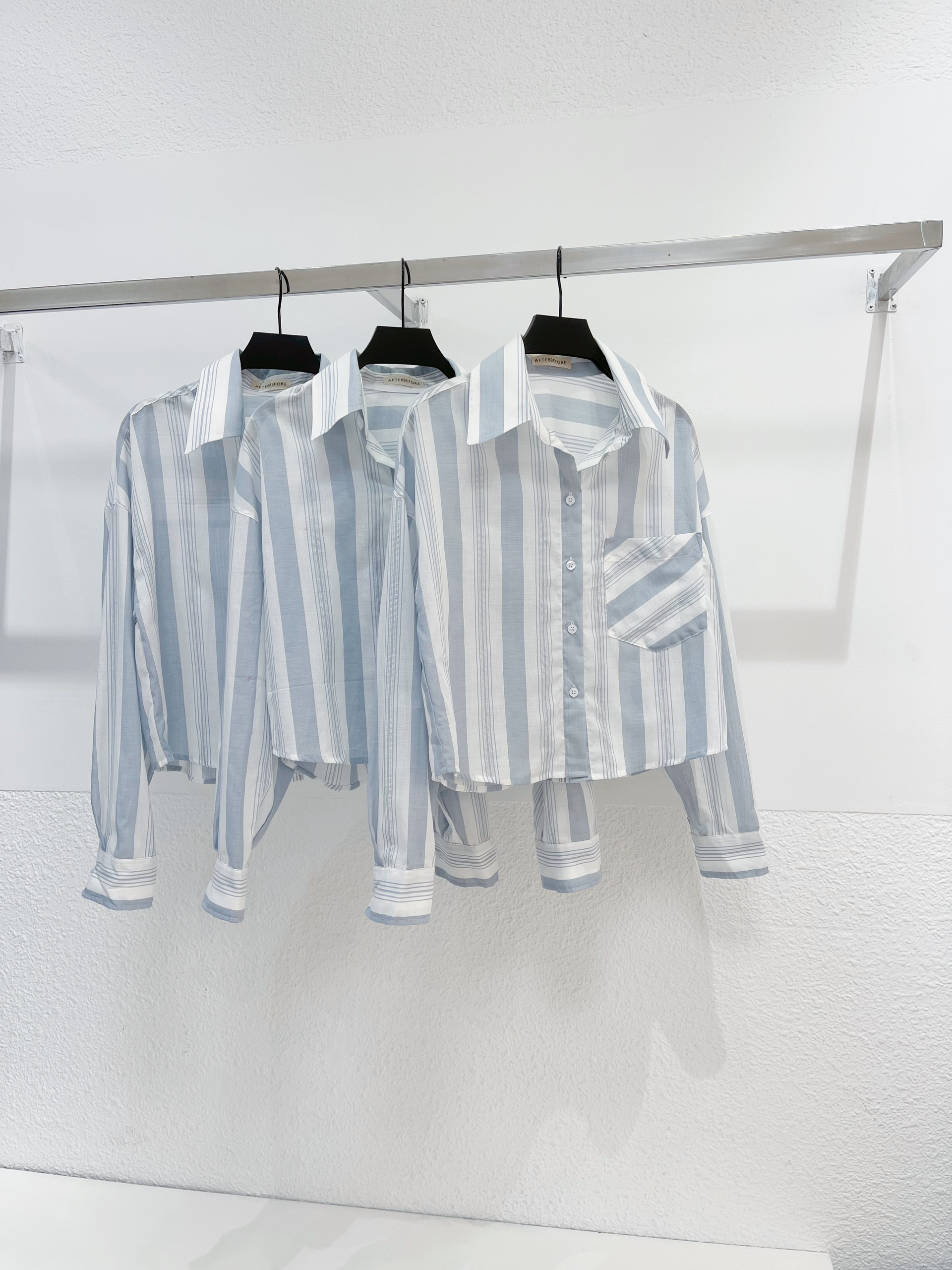 AfterBefore | Áo Somi crop phối viền nhiều màu