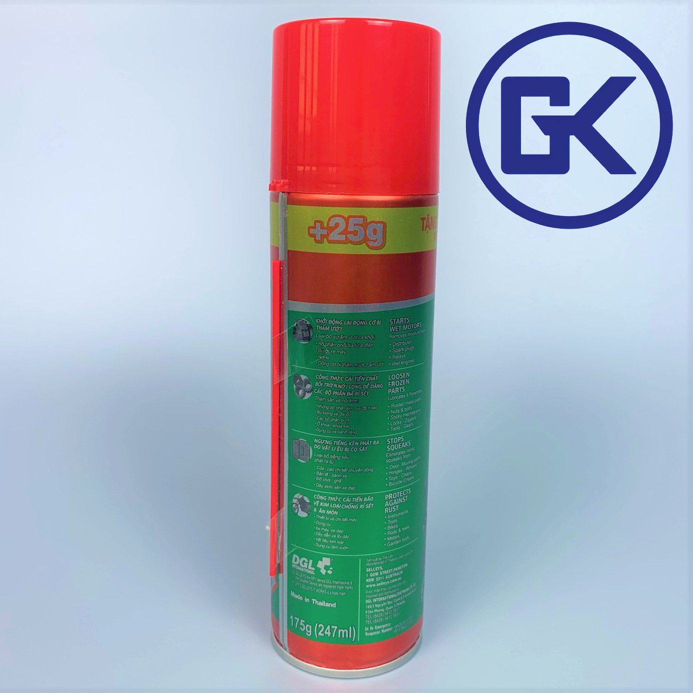 Bình xịt chống rỉ sét và bôi trơn Selleys RP7