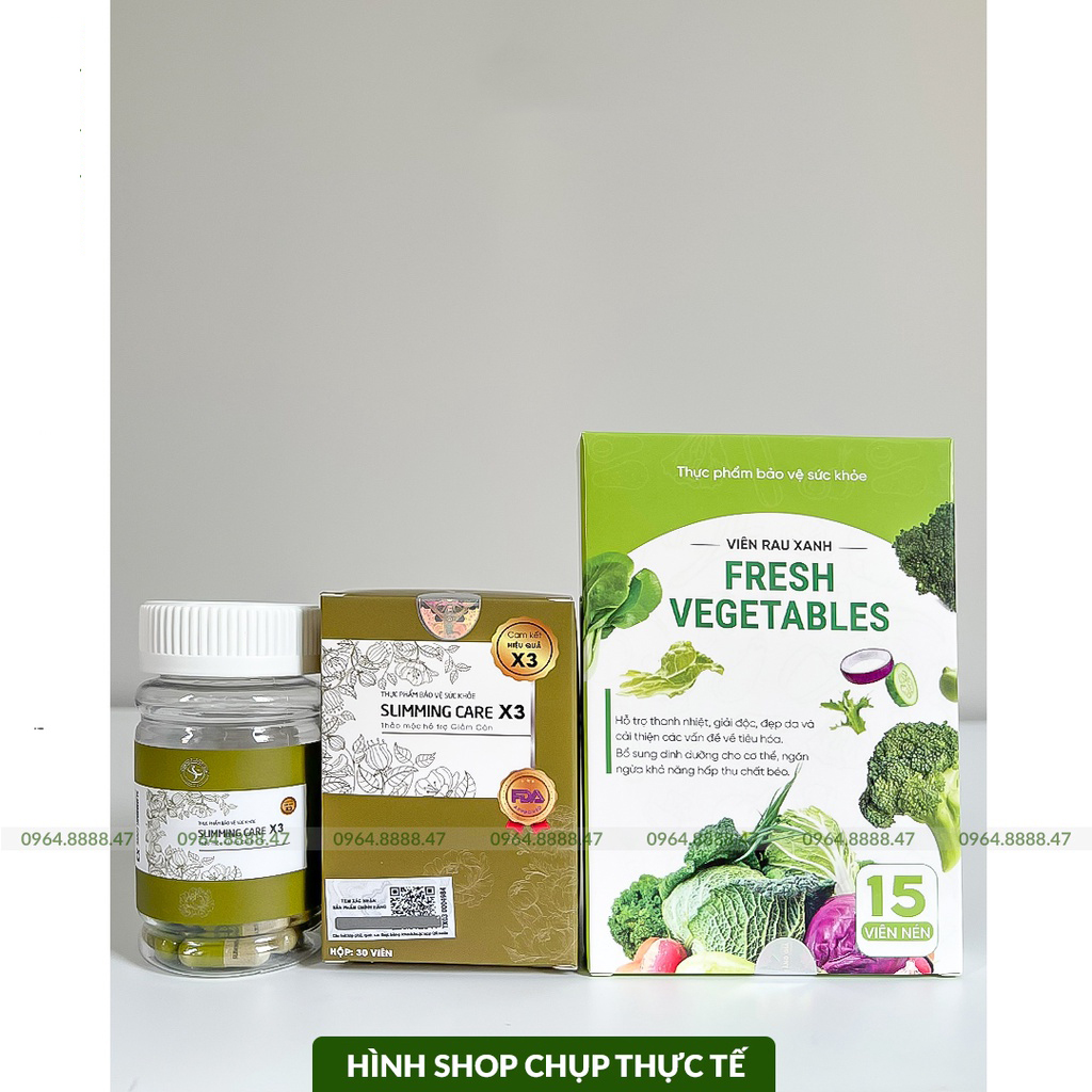 Viên Thảo Mộc Giảm cân Slimming Care X3