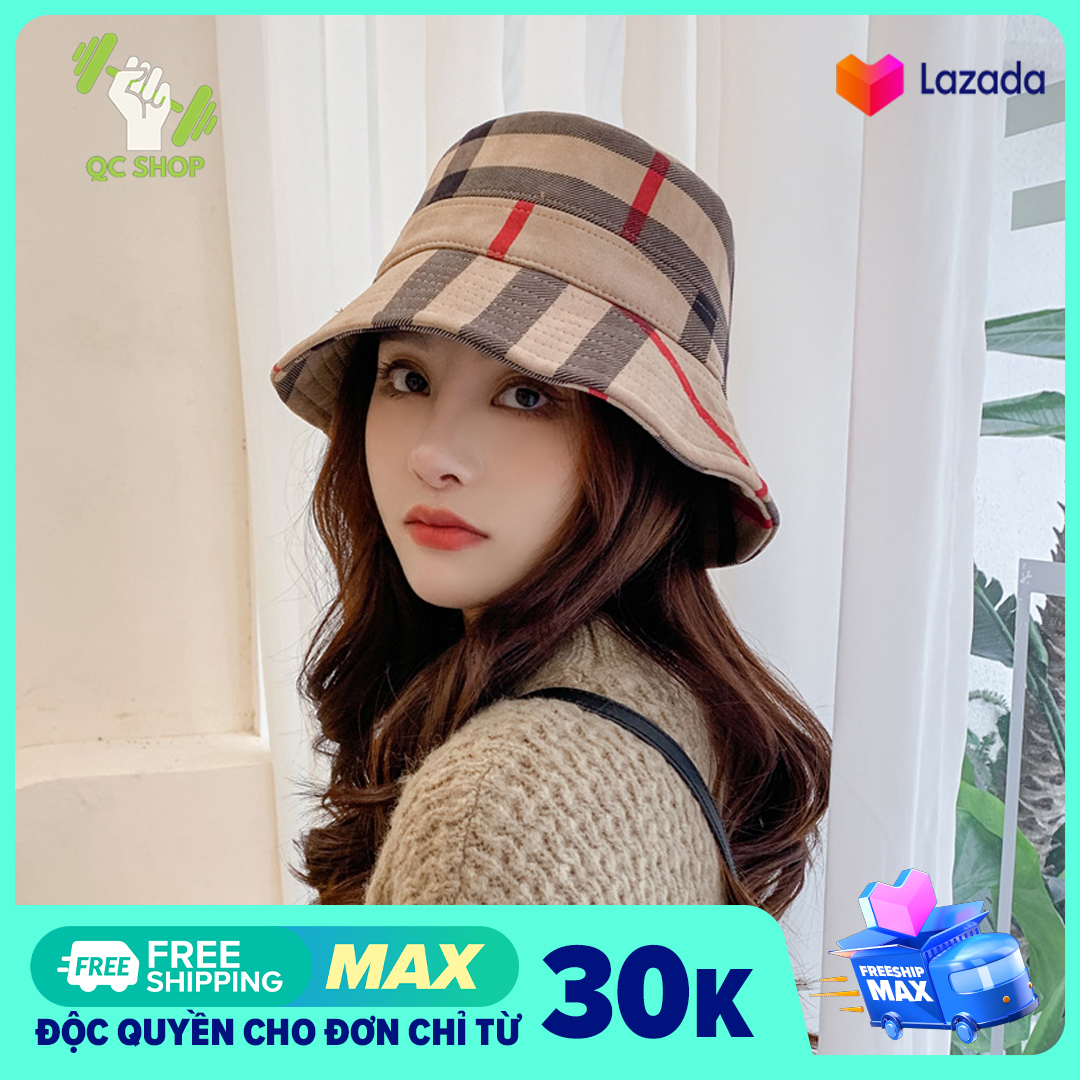 Nón Rộng Vành Nữ -Nón Bucket Kẻ Sọc 2020