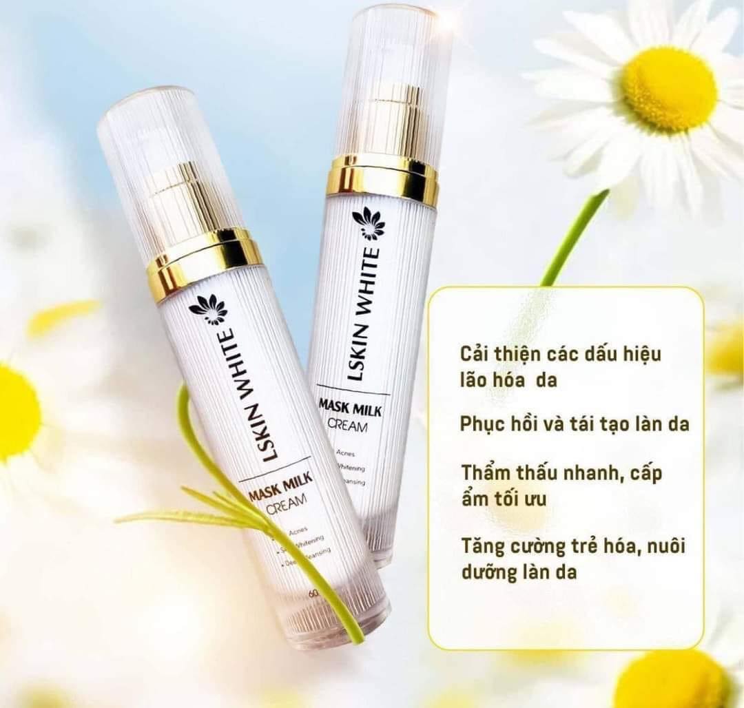 ủ kén tằm lskin white đan thy trắng hồng mặt 🌸