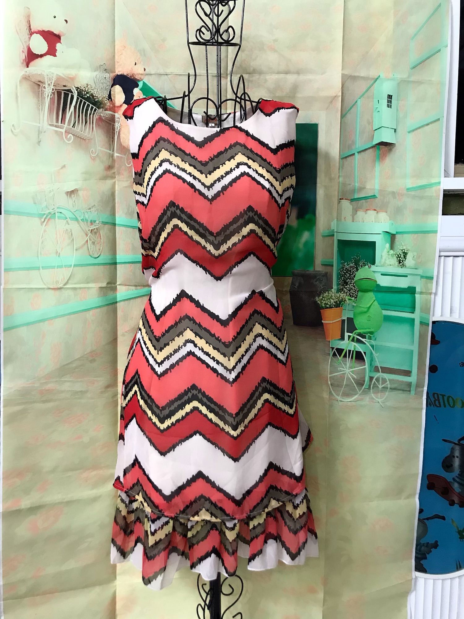 Đầm voan ( 2 lớp ) size 40-55 kg