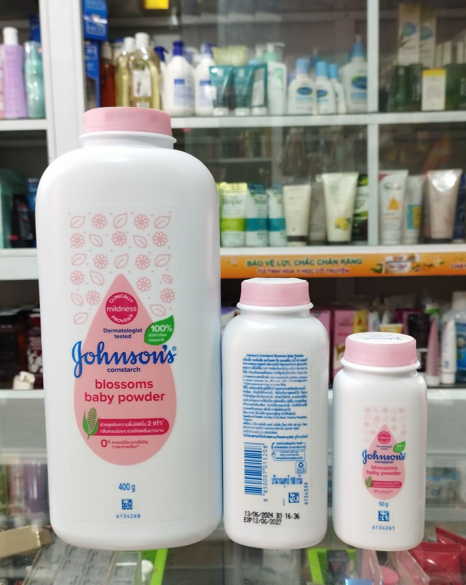 Phấn Rôm Johnsons Baby Thái Lan ( hồng)