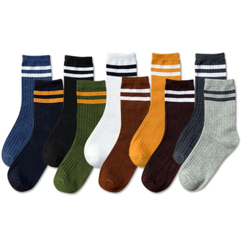 Set 10 đôi Tất cao cổ Bóng Chày style Hàn nhiều màu