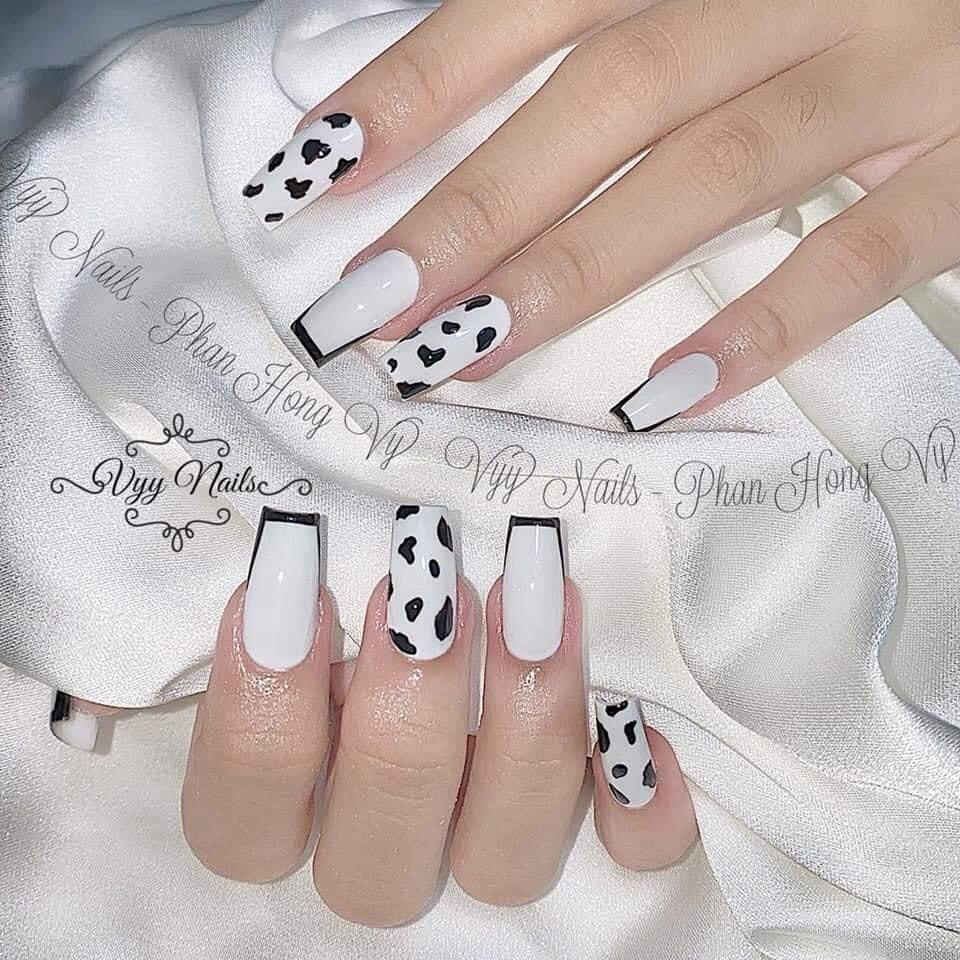 Móng tay giả Nail thiết kế Nailbox bộ 24móng