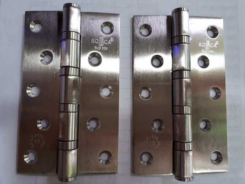 [HCM]BẢN LỀ CỬA INOX 304 125x75x3mm