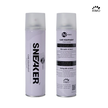 Chai xịt tạo bọt vệ sinh giày Sneaker cao cấp XIMO 300ml