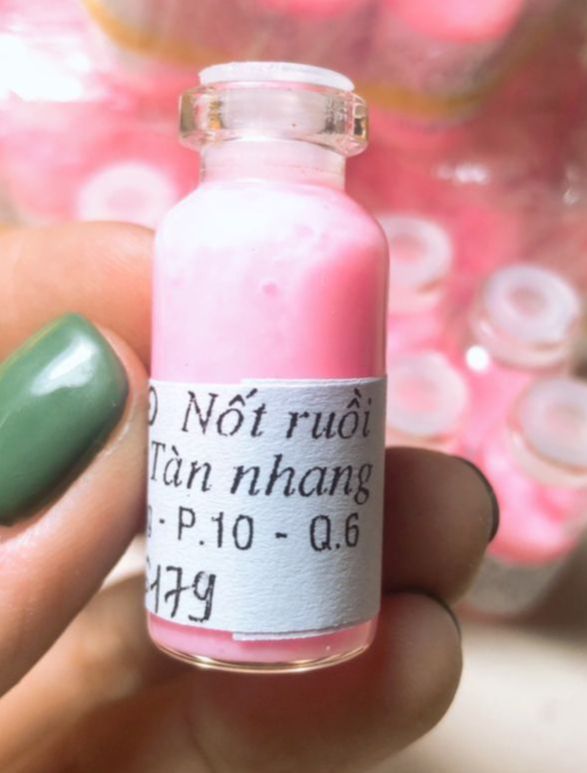 Tẩy nốt ruồi ,tàn nhang, mắt cá,mụn cóc ,mụn thịt handmade rất hiệu quả , không làm sẹo da