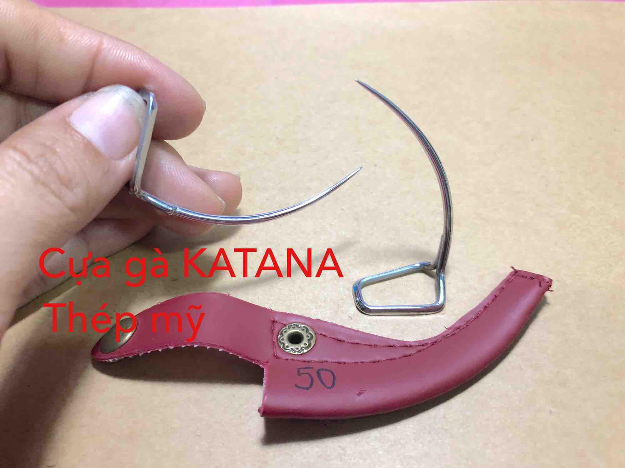 [HCM]Cựa gà tre 50 thép mỹ