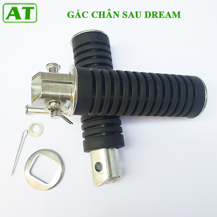 Gác Chân Sau Xe Dream Thái Hình Tròn