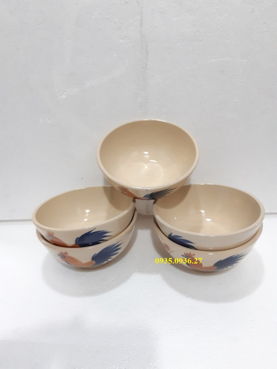 254. Chén gà kiểu xưa 10 cái