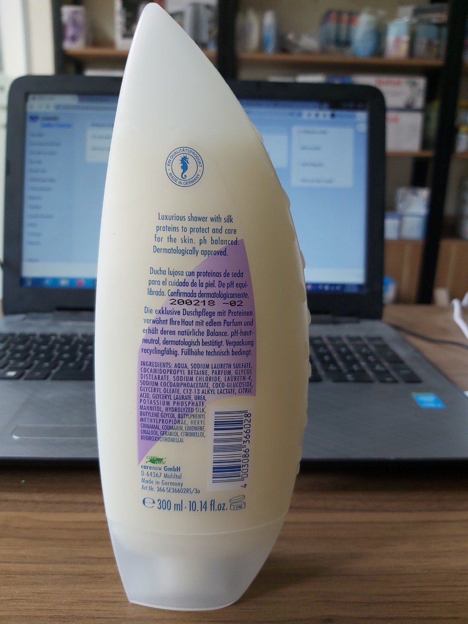 Sữa tắm cá ngựa của Đức 300ml [ Made in Germany ]