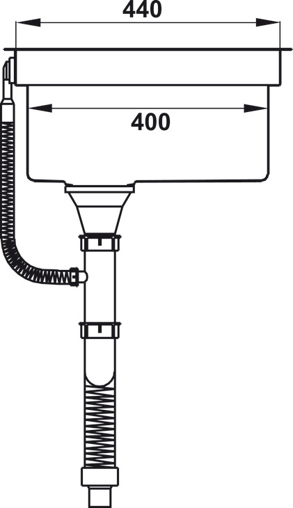 Chậu rửa chén inox Hafele HS21-SSN1S90 567.94.020